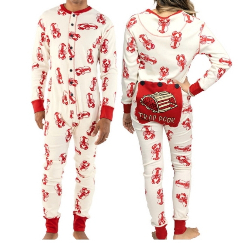 Bear Bum Adult Sz S Onesie Flapjack By Lazy One NWT